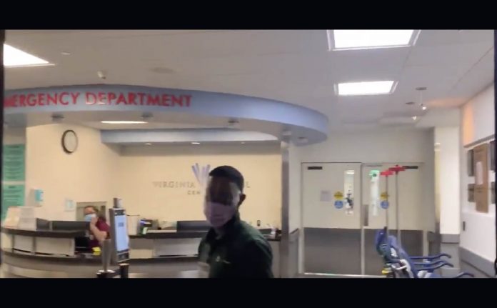 Citizen Reporter Catches Angry Empty Hospital Workers Off Guard